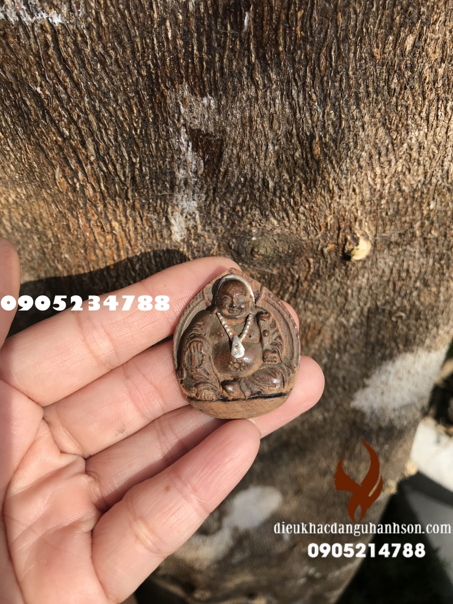 Mặt dây chuyền phật di lặc gỗ xưa (Mã sản phầm: GX03)