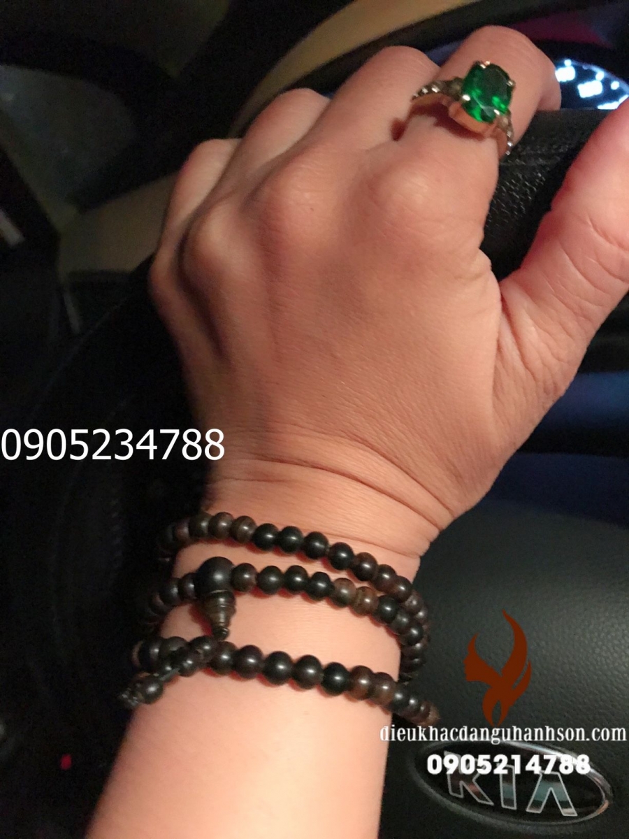 Vòng tay Trầm inđô size 6;y 108 hạt  (Mã sản phẩm: TH35)