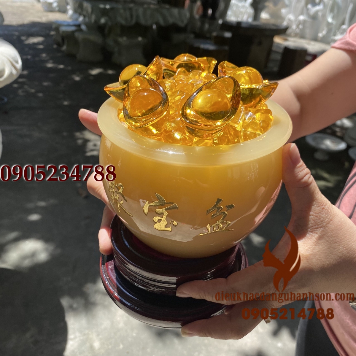 Bắt vàng, bát tụ bảo phong thủy (Mã sản phẩm: BV01)