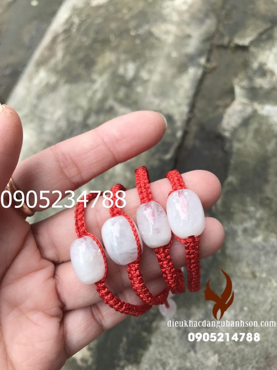 Vòng Tay Lu Thống Đá mặt trăng Thiên Nhiên (Mã Sản Phẩm: LT40)