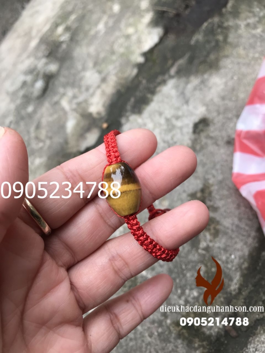 Vòng Tay Lu Thống Đá Mắt Hổ Thiên Nhiên (Mã Sản Phẩm: LT33)